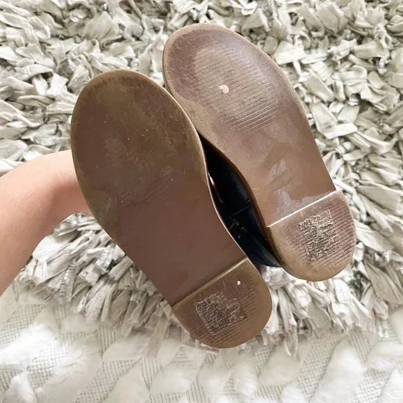 Janie and Jack Navy Quilted Riding Boots - Picture 5 of 11